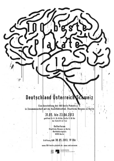 100 Best Posters 2012 — Germany, Austria, Switzerland